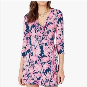 Lilly Pulitzer Jessalynne Romper Flamingo  Dress